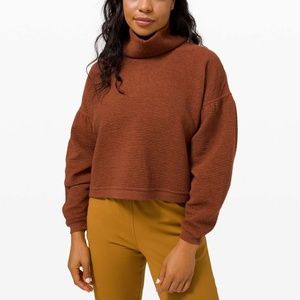 Lululemon 2020 Peaceful Moments Pullover Heathered Ancient Copper